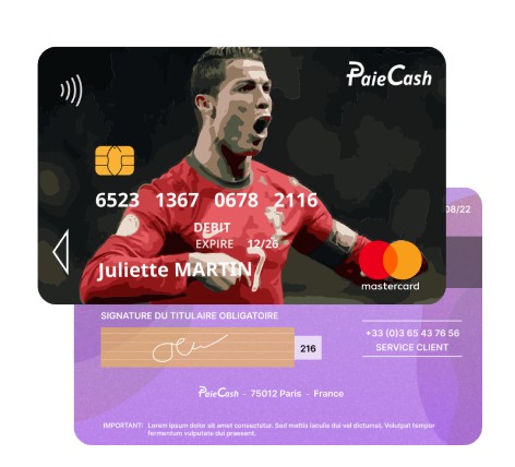 PaieCash Card Features