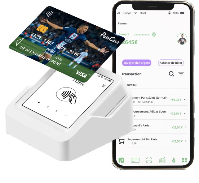 PaieCash App and Card